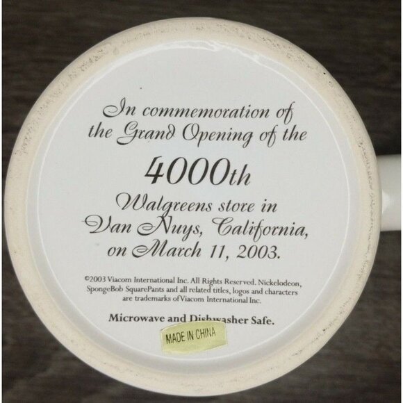 Walgreens Goes Hollywood Coffe Mug - In honor of 4000th Store - 2003 Van Nuys CA - Picture 4 of 4